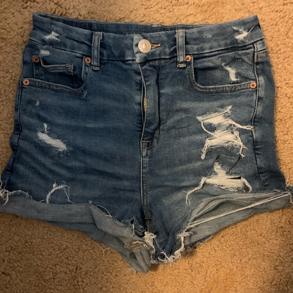 American Eagle shorts sz 4 high waist distressed
